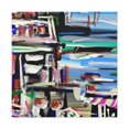 thumbnail image 4 of Beach Shops Abstraction - Canvas, 4 of 25