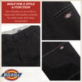 thumbnail image 4 of Dickies Womens Work Pants - High Waisted Relaxed Fit Contrast Stitch Casual Double Knee Womens Pants, 4 of 7