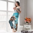 thumbnail image 5 of Salouo Stylish Dog in Denim Outfit Print Women's Pajama Pants Casual Loose Sweatpants PJs Flowy Pants Drawstring Palazzo for Women Wide Leg Pants Lounge Pajama -X-Large, 5 of 8