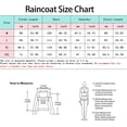 thumbnail image 3 of Rain Jackets for Women, Waterproof Raincoat Lightweight Hiking Jackets Windproof Hooded Jacket with Pockets & Hood Windbreaker for Travel Outdoor, 3 of 8