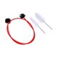 thumbnail image 2 of 3pcs kit de limpieza de cepillos de serpiente Kit de cuidado de la limpieza de trompetas TROMPETA CIMINADOR para PISTA BODA de PROBACIÓN CUIDADO de Rojo, 2 of 8