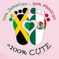 thumbnail image 2 of CafePress - Jamaican Mexican Baby Body Suit - Baby Light Bodysuit, Size Newborn - 24 Months, 2 of 4