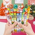 thumbnail image 4 of WQQZJJ 6 Color Christmas Ballpoint Pen Retractable Pens Assorted Color Gel pens 2ML, 4 of 5