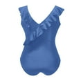 thumbnail image 5 of Swimsuit Cover U.S Women's Oversized Sports Swimsuit Solid Color Ruffle V Neck Swimsuit Padded Cups Beach Wear Elegant Swimwear, 5 of 5