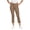 Brown, variant on Women’s Pull On Straight Leg Dress Ankle Pants, Slimming Stretch Slacks Twill Cropped Trousres with Pockets, Everyday & Casual & Work