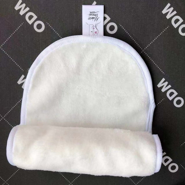 Toalla desmaquillante de microfibra reutilizable con agua, toalla desmaquillante para salón de belleza perezoso