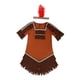 thumbnail image 2 of Disfraz indio Yuyangstore para niña con tocado de plumas Talla XL Halloween, 2 of 8