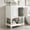 White + Ceramic + Solid Wood+MDF + Bathroom-1, variant on 24 Inch Modern Luxury Bathroom Vanity with Ceramic Sink - Bathroom Cabinet with Open Shelf and Closed Storage for Powder Room, Guest Bath, Master Suite, Apartment