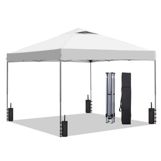 Ozark Trail Tarp Shelter, 9' x 9' with UV Protection and Roll-up