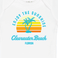 thumbnail image 4 of Inktastic Summer Enjoy the Sunshine Clearwater Beach Florida in Blue Boys or Girls Baby Bodysuit, 4 of 5