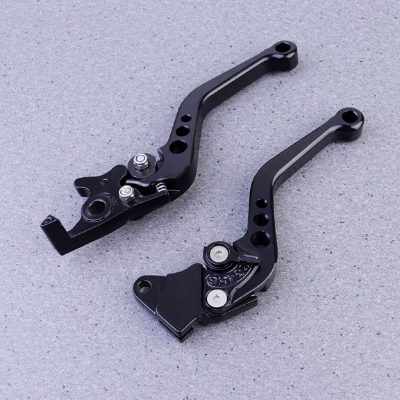 Milisten Motorcycle Brake Clutch Lever Black 1 Pair For Motorcycle Handlebar