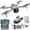 White, variant on Brushless Motor Drone with 1080P FPV Camera, Headless Mode, Follow Me, Altitude Hold, Obstacle Avoidance, RC Quadcopter for Adults Kids
