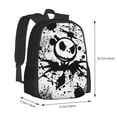 thumbnail image 2 of Jack And Sally Night-Mare Before Christmas Backpack,3d Print Laptop Backpack Lightweight Casual Daypack Bookbag Multi-Function Travel Backpack, 2 of 5
