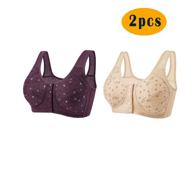 LOVZFMLL Bras for Women Woman's Comfortable Lace Breathable Bra Underwear No Rims Beige S
