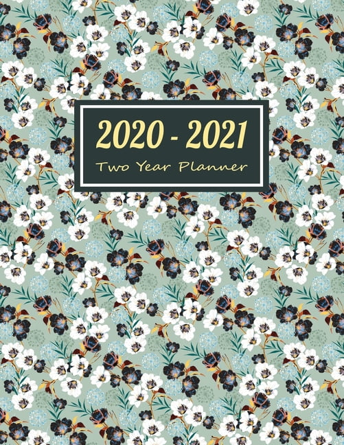 2020-2021 Two Year Planner : Forest Flower Nature Two Year ...
