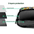 thumbnail image 4 of Lsque Cow Print Sunflower Pattern Laptop Bag – Portable & Slim Single-Shoulder Computer Case with Adjustable Strap, Protective, Lightweight for 13”/14”/15.6” Laptops, 4 of 8