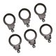 thumbnail image 5 of Anillos de Llavero BLESIY Paquete de 6 Steampunk, 5 of 8