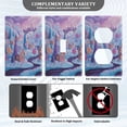 thumbnail image 3 of Light Switch Cover Switch Plate Outlet Cover Plug Cover for Electrical Duplex Outlets Whimsical Candyland Scene, 3 of 6