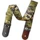thumbnail image 1 of Correa para guitarra, Strap guitarra acústica, bajo eléctrico, guitarra eléctrica Kidam Camuflaje cuadros tela verde, 1 of 3