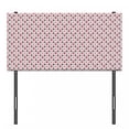 thumbnail image 3 of Casino Headboard, Holdem Gambler Hearts Spades Diamons Success Winning Modern Design Art, Upholstered Decorative Metal Bed Headboard with Memory Foam, Twin Size, Black Red, by Ambesonne, 3 of 4