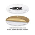 thumbnail image 4 of WIRESTER Large 3 inch Acrylic Ready to Hang Ornament, Hanging Ornaments for Christmas Tree Holidays Party Home Office Xmas Tree Decoration Gift - Boston Terrier Dog Lying Down Looking Up, 4 of 6
