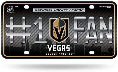 NCAA #1 Fan Metal Auto Tag - Officially Licensed College Team License Plate, 12x6 Inches, Made In USA