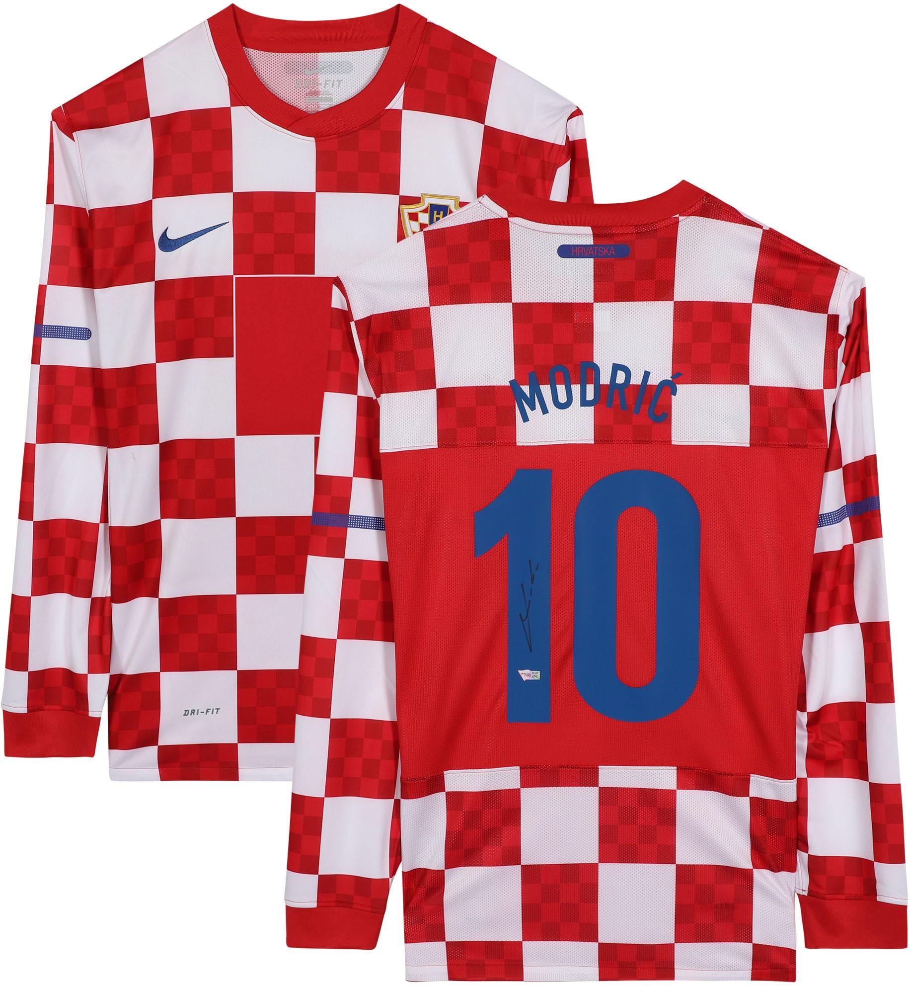 Fanatics Authentic - Luka Modric Croatia Autographed 2010 Home Jersey