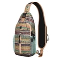 thumbnail image 1 of Ethnic Tribal Sling Backpack Abstract Artistic Lightweight Crossbody Bag for Commuting, 1 of 5