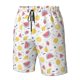 thumbnail image 4 of Balery Watermelon And Lemon Traje de Baño Estilo Hawaiano para Hombre, Shorts de Secado Rápido con Bolsillos-Medium, 4 of 6