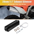 thumbnail image 3 of Unique Bargains 1 Set Muffler Exhaust Pipe System Assembly Kit 28mm for Motorbike ATV Pit Dirt Bike Black, 3 of 6
