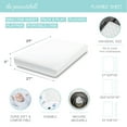 thumbnail image 6 of The Peanutshell Playard Mini Crib Sheets for Mini, Portable, Playard, and Pack n Play Cribs, Green Dino, 4-Pack, 6 of 7