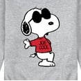 thumbnail image 3 of Peanuts - Joe Cool - Men's Crew Fleece Sweatshirt, 3 of 6