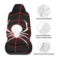 thumbnail image 5 of Vsdgher Spider On The Web Automotive Seat Covers for Cars Trucks and SUVs – Car Seat Covers for Truck Seat Protectors Set of 2, 5 of 7