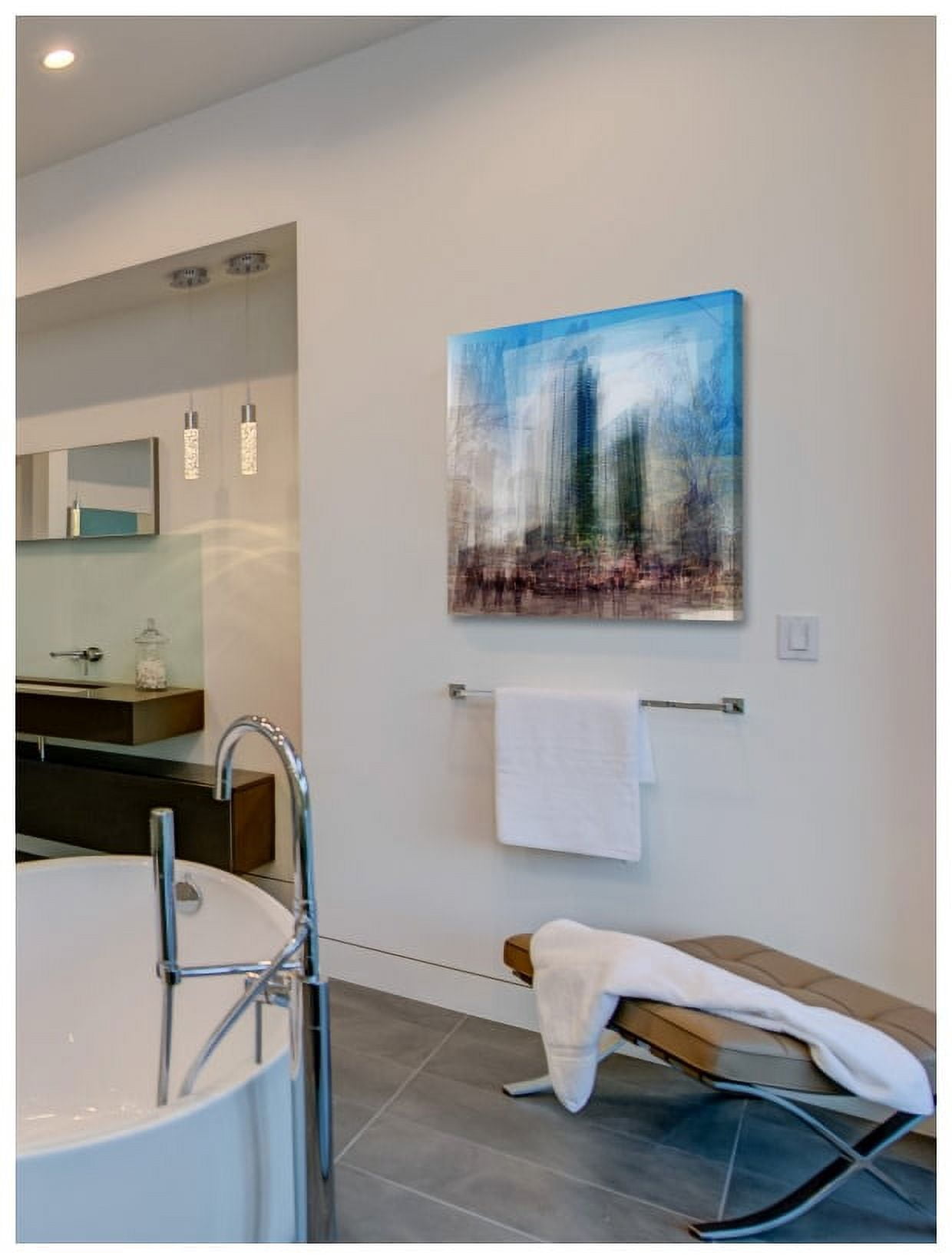 "Yonge at Sheppard" Painting Print on Wrapped Canvas