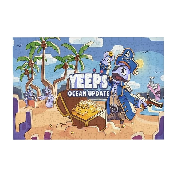 Yeeps Hide and Seek Wooden Picture Puzzle 300 Piece Jigsaw Puzzle for Adults Challenging Puzzle Game Gifts