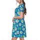 thumbnail image 2 of Disketp Daisies Flowers para Vestido de Manga Corta para Mujeres, Vestidos de Verano para Mujeres, Casual y Holgado para la Playa, 2 of 6