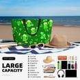 thumbnail image 5 of Gaeub St Patrick's Day2 Beach Travel Bag, Multi-Pocket Beach Bag, Summer Vacation Bag, Beach Essentials Tote, 5 of 7