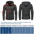 thumbnail image 5 of Htwon Hoodies for Men Mens Plain Hoodie Hooded Zip Up Jacket Men's Sports Hoodies for Men, 5 of 8