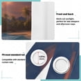 thumbnail image 4 of Sea and Beach Blackout Curtain Panels Drapes Privacy Assured with Light Filtering Curtains for Living room Bedroom Bathroom Window, 4 of 6