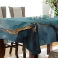 thumbnail image 4 of Yayeee Tablecloths for Rectangular Tables 54 x 54 inch Party Table Cover, Black Marble, 4 of 6