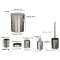 thumbnail image 4 of Bath Accessory Set Milano Silver, 4 of 4
