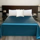thumbnail image 5 of Sábanas de verano de seda azul Bentley, 170*230cm, sábana de cama de alta gama refrescante, 5 of 9