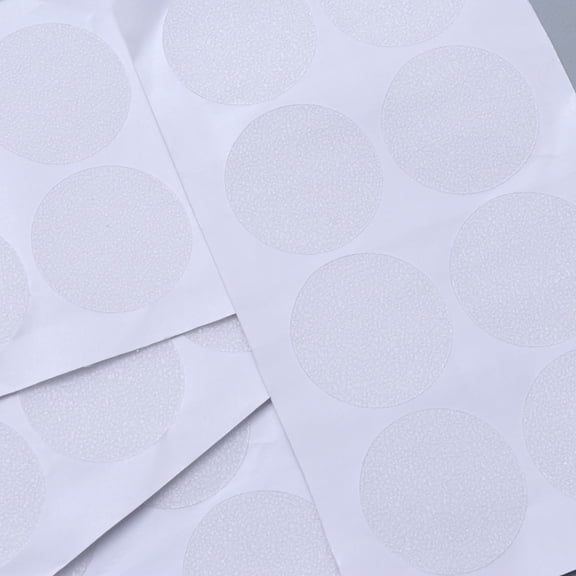 LOLIPPYY 32Pcs Shower Stickers Non Slip White PEVA Wear Resistant Adhesive for Bathrooms