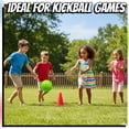 thumbnail image 6 of PlayBolt 5-Inch Playground Balls – 6 Pack Multicolor Small Inflatable Rubber Dodgeballs with Hand Pump for Toddlers & Kids – Indoor & Outdoor Active Play, 6 of 7