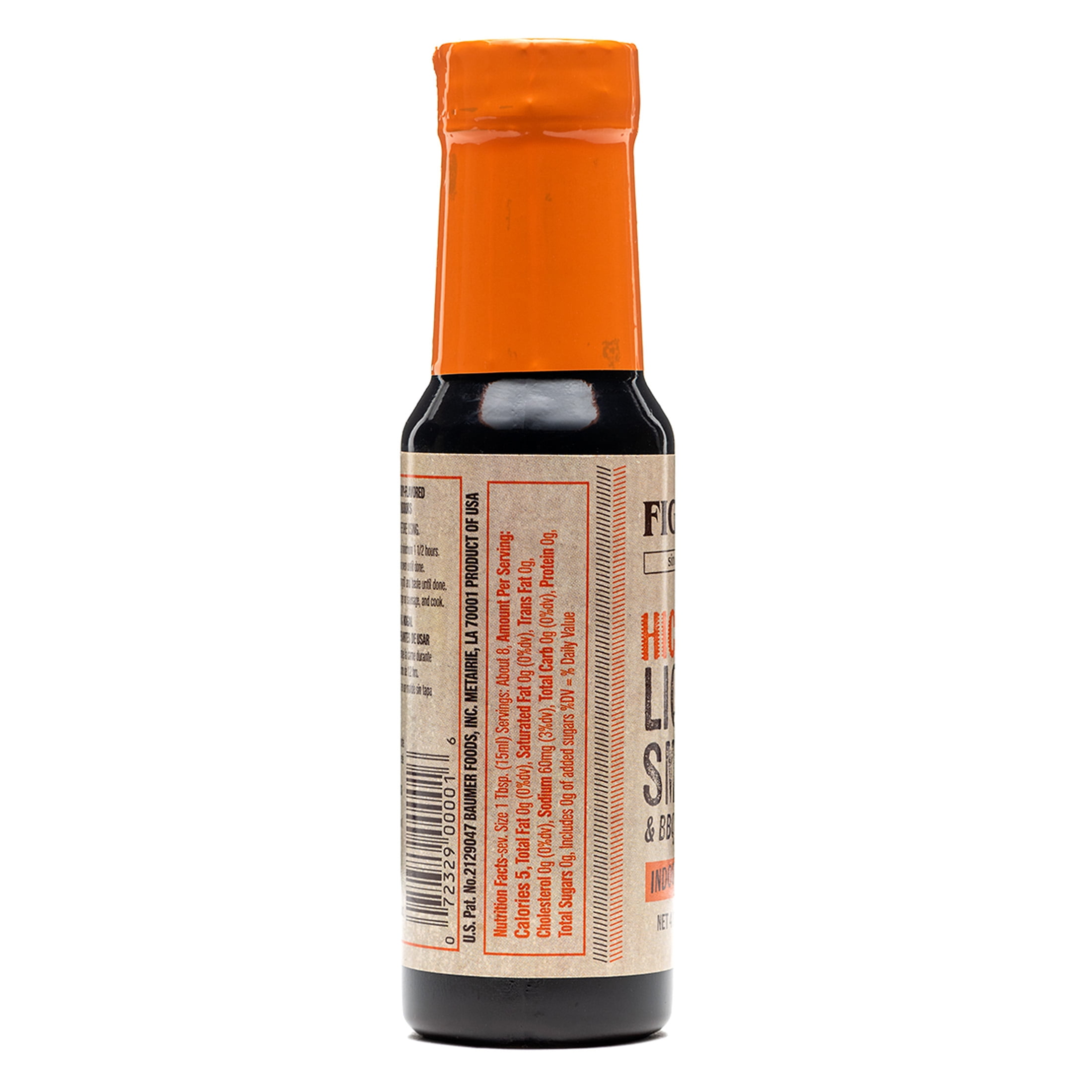 (4 pack) Figaro Hickory Liquid Smoke & Barbecue Marinade, 4 fl oz