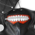 thumbnail image 2 of Tokyo Ghoul Kaneki Ken Mask Cosplay Punk Mask Halloween Masquerade Props Gothic Adjustable Zipper Mask With Detachable Eye Patch, 2 of 5