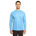 thumbnail image 1 of 8422 Uc Men Ls Perf Interlock Tee Columbia Blue 2Xl, 1 of 1