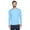 COLUMBIA BLUE, variant on UltraClub Adult Cool & Dry Sport Long-Sleeve Performance Interlock T-Shirt - 8422