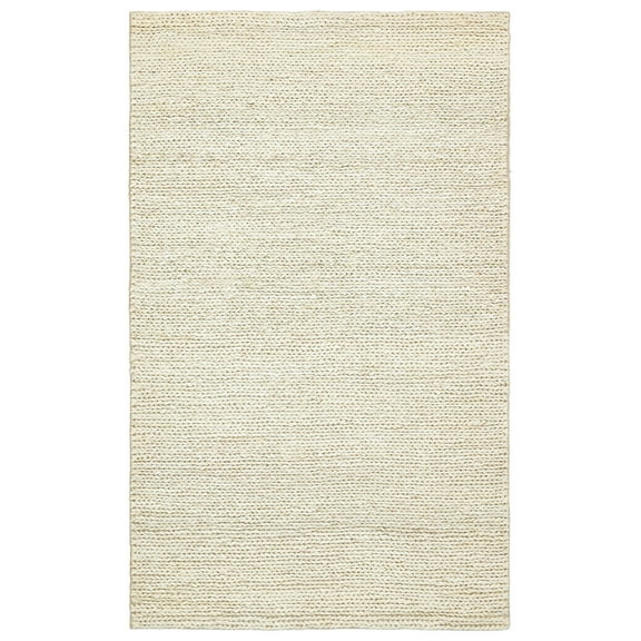 Voitsberg White Modern Jute Jute Area Rug