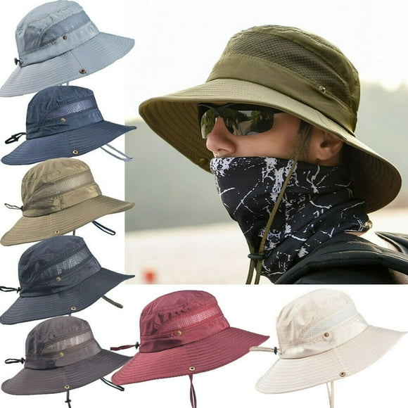 Sunscreen Cooling Hat for Men Women Summer Sun Hat Ice Cap Cooling Cap Brim Bucket Hat with UV Protection
